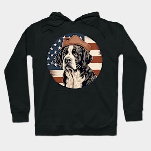 Patriotic Saint Bernard Hoodie